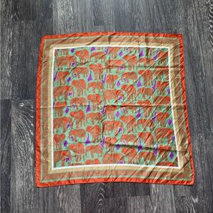 Zara printed satin scarf